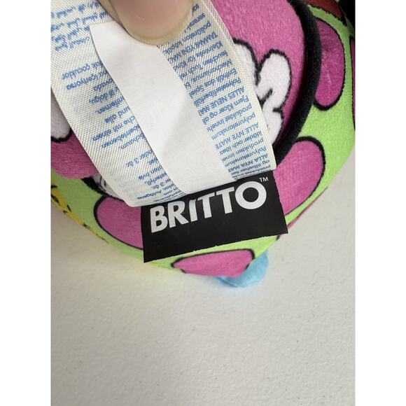 Build-A-Bear Romero Britto Teddy Bear Plush Colorful Pop Art Limited Edition - Picture 8 of 10